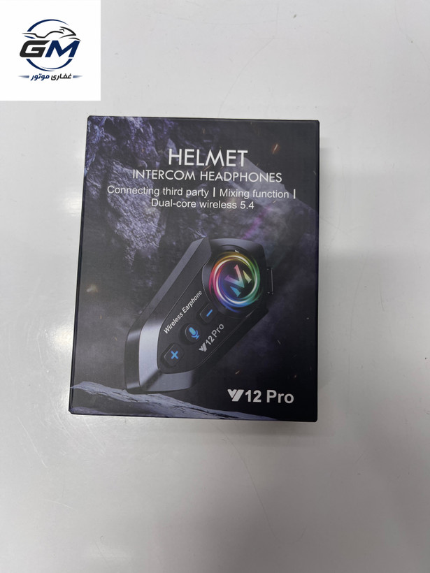 بلوتوث کلاه کاسکت مدل Y12pro با اینترکام و صدای بلند و شفاف